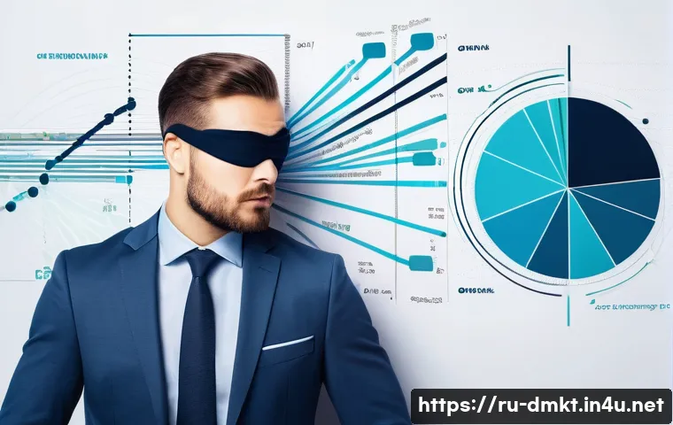 디지털 마케팅 A B 테스트 실전 활용법 - **Image Prompt: Intuition vs. Data-Driven Decisions in Marketing**
"A visually striking split im...